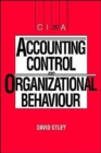 Image for Accounting Control and Organisational Behaviour