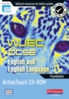 Image for WJEC GCSE English and English Language Foundation Active Teach CD-ROM