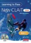 Image for Learning to Pass New CLAIT 2006 (Level 1) Unit 7 Web Page Creation