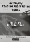 Image for Developing reading and writing skills for the year 7 testsTeacher&#39;s resource pack : Teacher&#39;s Resource Pack