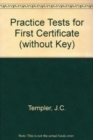 Image for Pract Tests For First Cert No Key