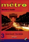 Image for Metro 3 Rouge Teacher&#39;s Guide Euro Edition