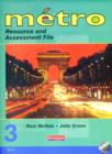 Image for Metro 3 Vert Resource &amp; Assessment File Euro Edition