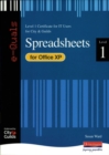 Image for Spreadsheets for Office XP  : level 1 certificate for IT users for City &amp; Guilds