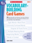 Image for Vocabulary-Building Card Games: Grade 2 : 20 Reproducible Card Games That Give Children the Repeated Practice They Need to Really Learn and Use More Than 300 Words