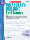 Image for Vocabulary-Building Card Games: Grade 3