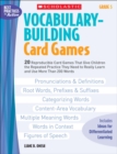 Image for Vocabulary-Building Card Games: Grade 5 : 20 Reproducible Card Games That Give Children the Repeated Practice They Need to Really Learn and Use More Than 200 Words