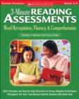 Image for Three-minute Reading Assessments : Grades 1-4
