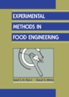 Image for Experimental Methods in Food Engineering
