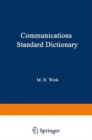 Image for Communications Standard Dictionary