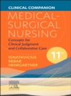 Image for Clinical Companion for Medical-Surgical Nursing: Concepts for Clinical Judgment and Collaborative Care