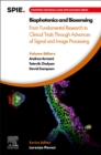 Image for Biophotonics and biosensing  : from fundamental research to clinical trials through advances of signal and image processing