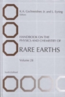 Image for Handbook on the Physics and Chemistry of Rare Earths : Volume 28