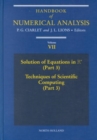 Image for Handbook of Numerical Analysis