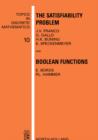 Image for The Satisfiability Problem : Boolean Functions : Volume 10