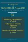 Image for Handbook of Numerical Analysis : Solution of Equations in Rn (Part 4), Techniques of Scientific Computer (Part 4), Numerical Methods for Fluids (Part 2)