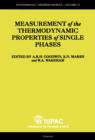 Image for Measurement of the thermodynamic properties of single phases