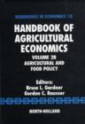 Image for Handbook of Agricultural Economics