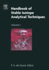 Image for Handbook of stable isotope analytical techniques