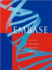 Image for Embase List of Journals Indexed 2003