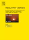 Image for Free Electron Lasers 2003