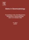 Image for Dams and Geomorphology
