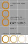 Image for Handbook on the physics and chemistry of rare earths