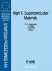 Image for High T c Superconductor Materials