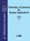Image for Chemistry of Cements for Nuclear Applications