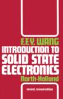 Image for Introduction to Solid State Electronics.