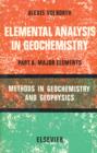 Image for Elemental Analysis in Geochemistry.: (Major Elements.) : A,