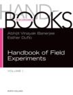 Image for Handbook of field experimentsVolume 1 : Volume 1