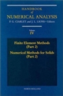 Image for Finite Element Methods (Part 2), Numerical Methods for Solids (Part 2) : Volume 4