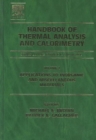 Image for Handbook of Thermal Analysis and Calorimetry : Applications to inorganic and miscellaneous materials