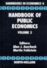 Image for Handbook of Public Economics