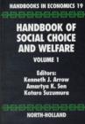 Image for Handbook of Social Choice and Welfare
