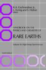 Image for Handbook on the Physics and Chemistry of Rare Earths : High Energy Spectroscopy : Volume 10