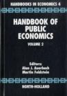 Image for Handbook of Public Economics