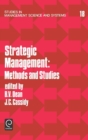 Image for Strategic Management : Methods and Studies