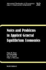 Image for Notes and Problems in Applied General Equilibrium Economics
