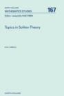 Image for Topics in Soliton Theory