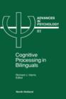 Image for Cognitive Processing in Bilinguals