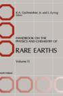 Image for Handbook on the Physics and Chemistry of Rare Earths : Volume 15