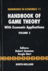 Image for Handbook of Game Theory with Economic Applications : Volume 2