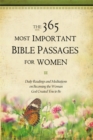 Image for The 365 Most Important Bible Passages For Women