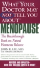 Image for What Your Doctor May Not Tell You About Menopause (TM) : The Breakthrough Book on Natural Hormone Balance