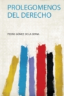 Image for Prolegomenos Del Derecho