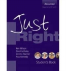 Image for Just Right Advanced: Workbook with Key and Audio CD
