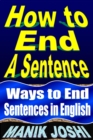 Image for How to End a Sentence: Ways to End Sentences in English