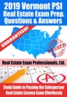 Image for 2019 Vermont PSI Real Estate Exam Prep Questions, Answers & Explanations: Study Guide to Passing the Salesperson Real Estate License Exam Effortlessly